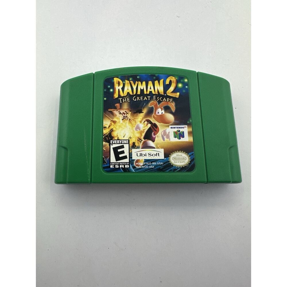 Rayman 2 The Great Escape Nintendo N64 1999 Authentic Tested N64